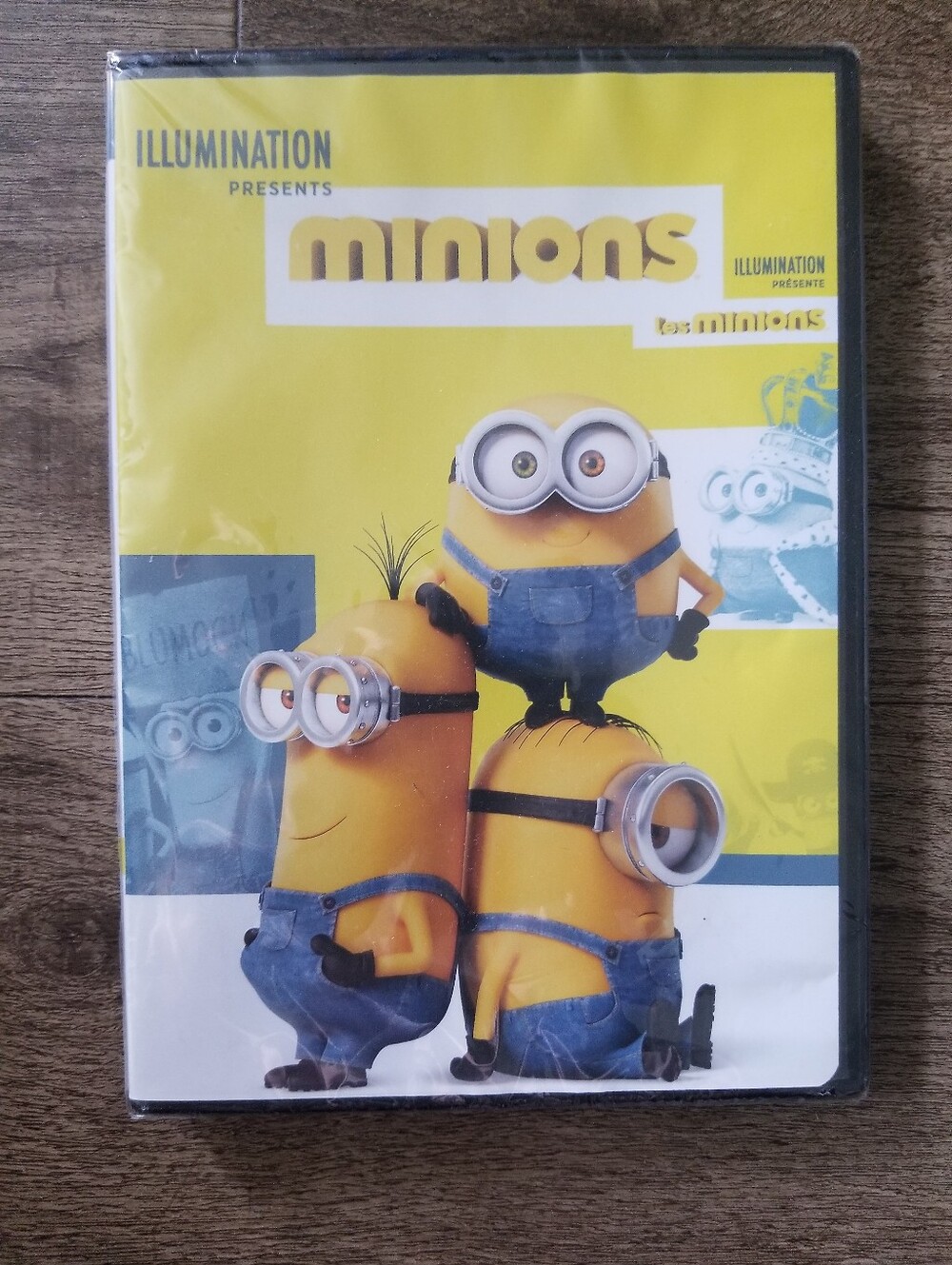 Minions DVD Movie Cover - Yellow / Blue